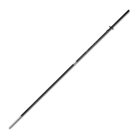 11-foot 2theSEA Surgical Strike Stick one-piece harpoon in  with stainless steel power-head, Throwing Finger Grip and Rigging Retrieval Fin.