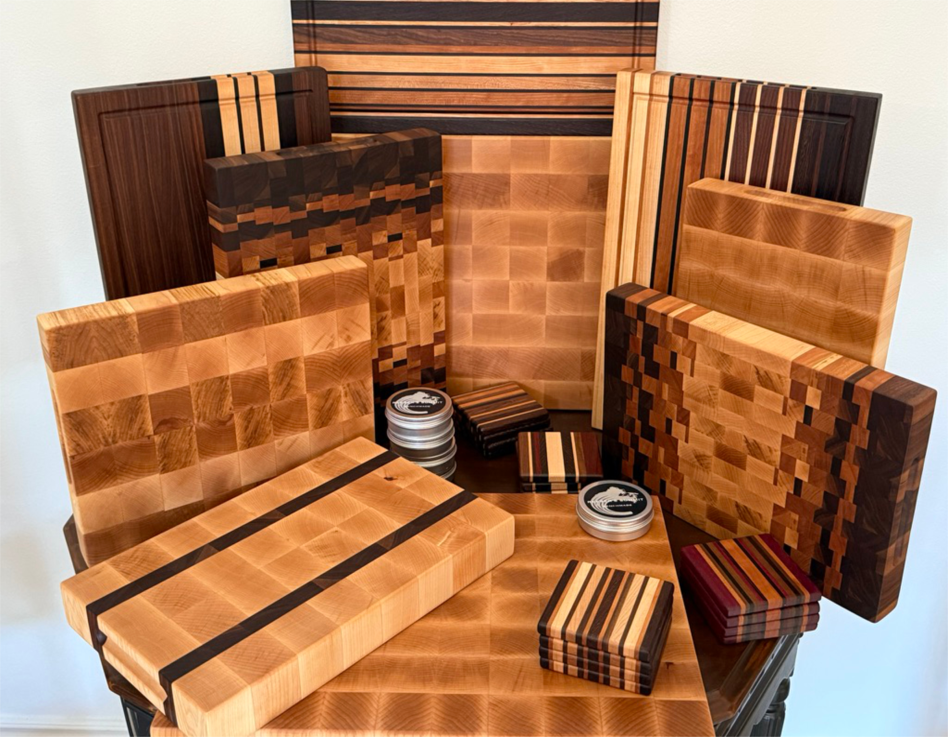 Cutting Boards & coasters  from premium Hardwoods 