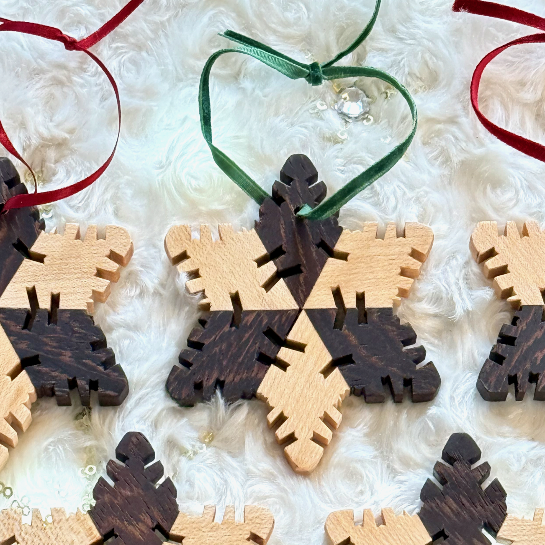 Hardwood Snowflake Maple & Wenge