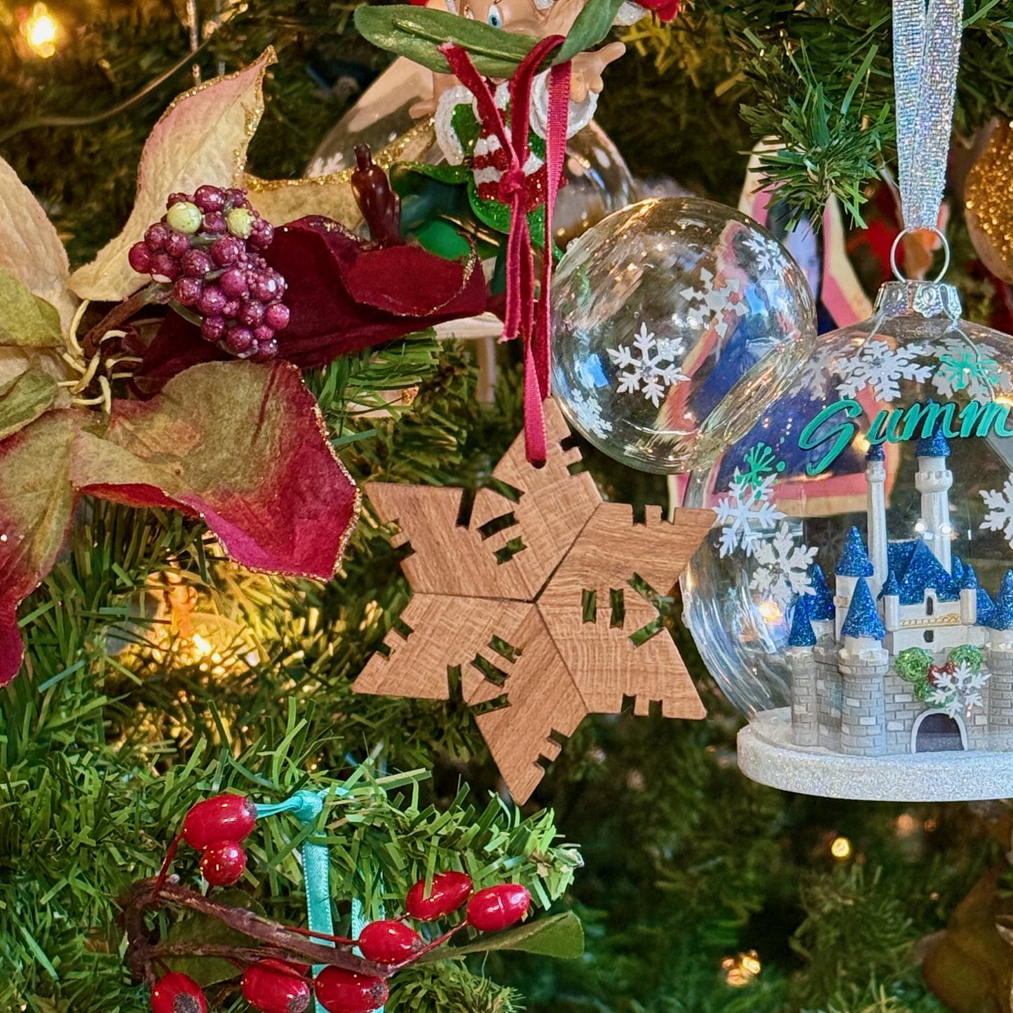 Christmas ornament snowflake
