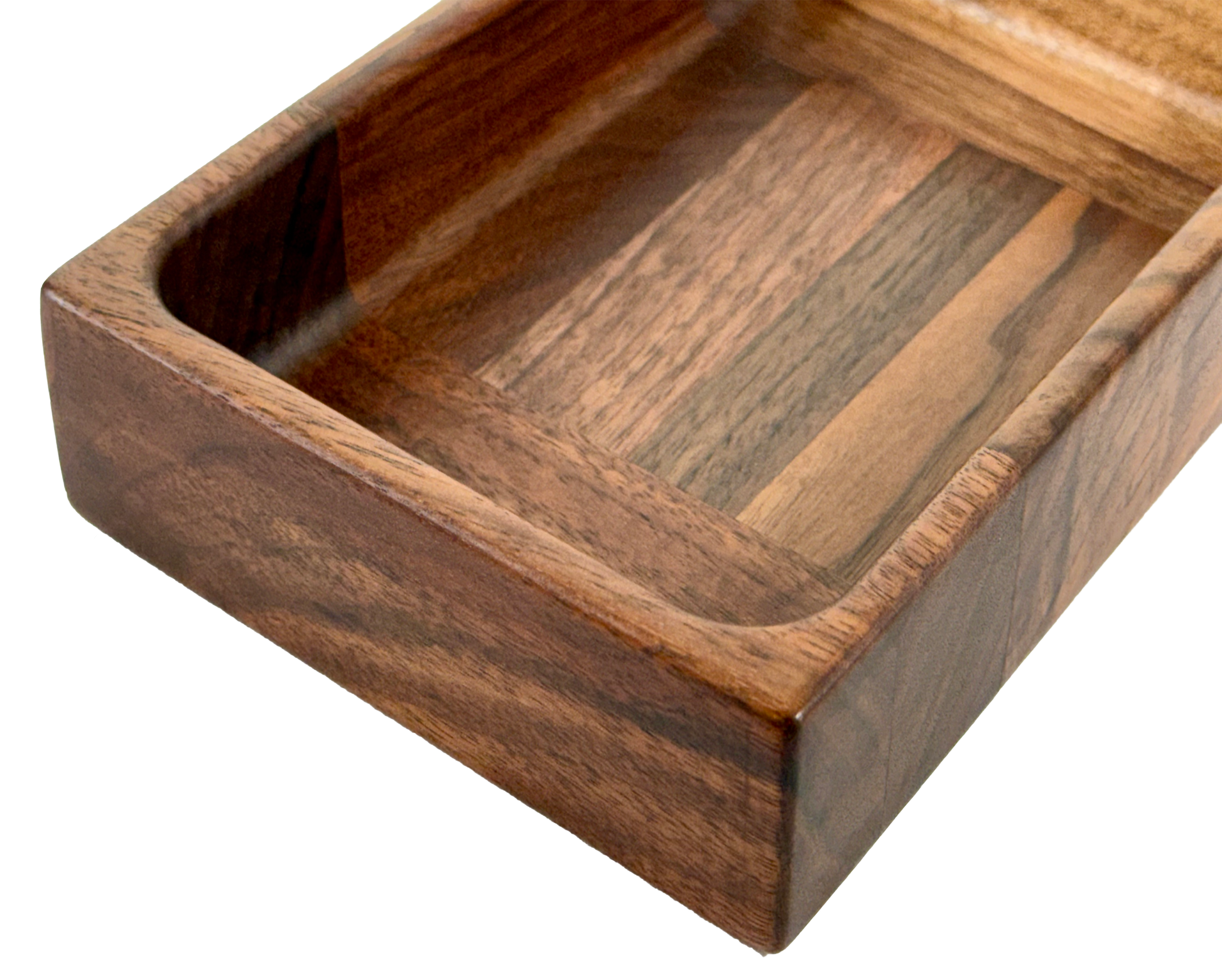 Wooden tray with compartments Maple Walnut  Cherry 